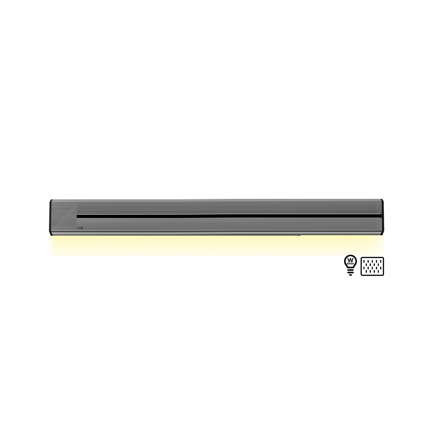 Line8 Model TL Triangle Power Track - Silver Hairline