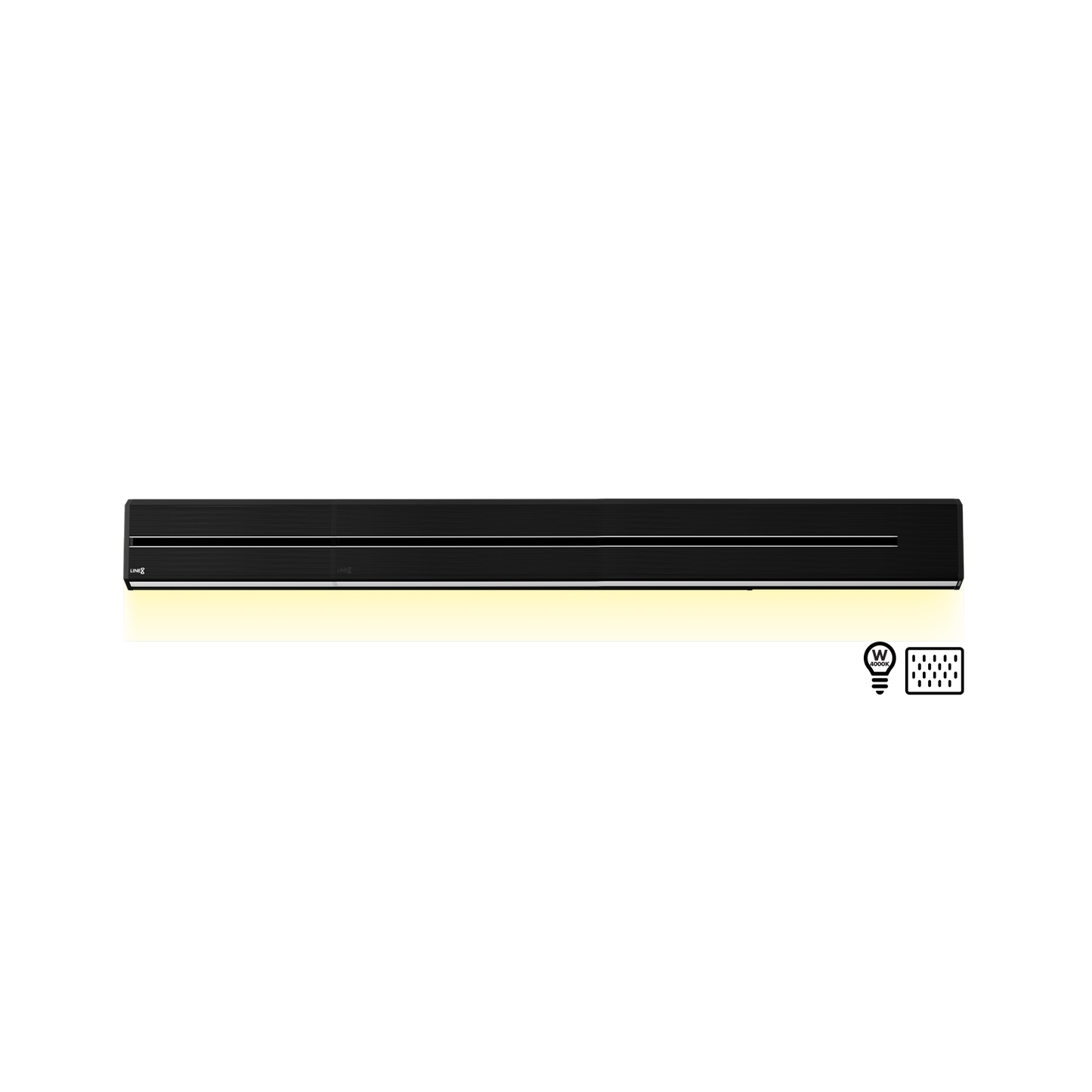 Line8 Model TL Triangle Power Track - Black Hairline