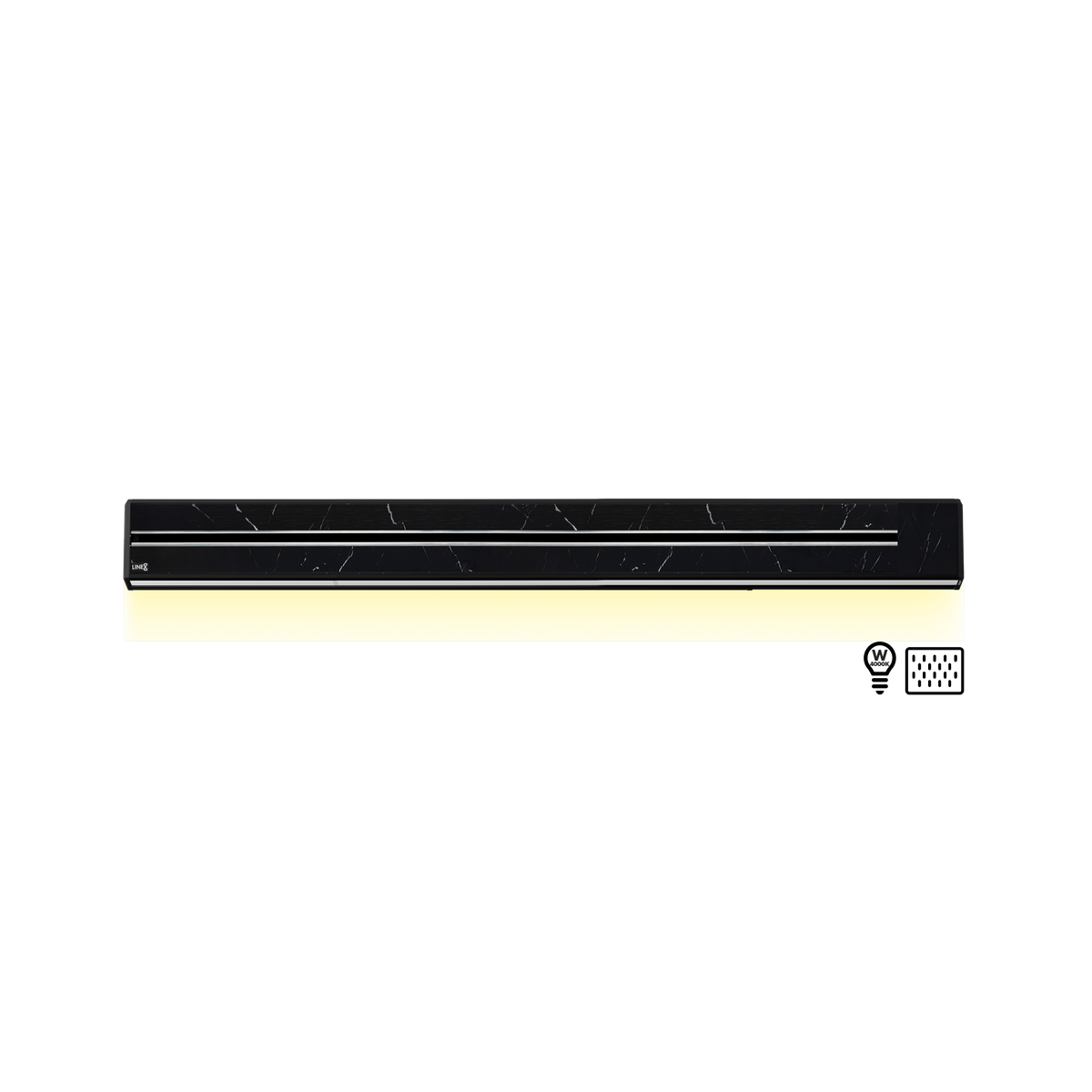 Line8 Model TL Triangle Power Track - Spanish Black Marble