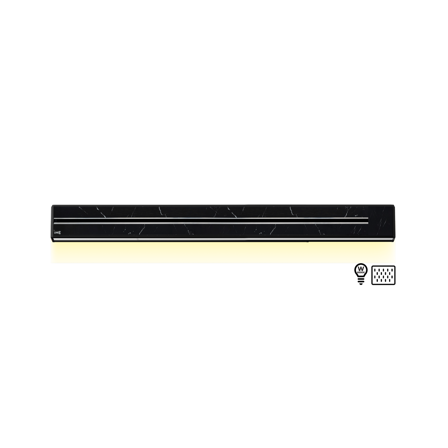 Line8 Model TL Triangle Power Track - Spanish Black Marble