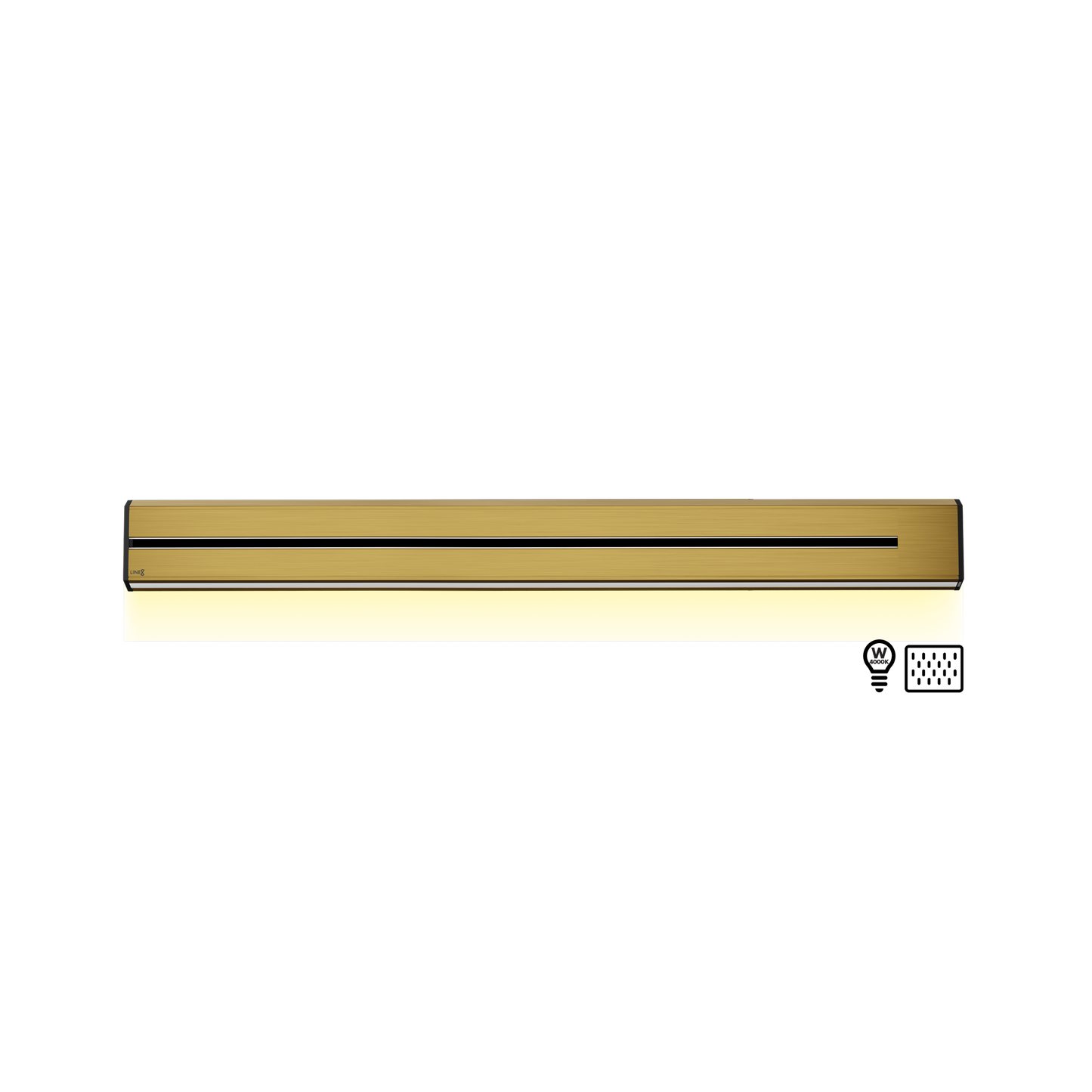 Line8 Model TL Triangle Power Track - Gold Hairline