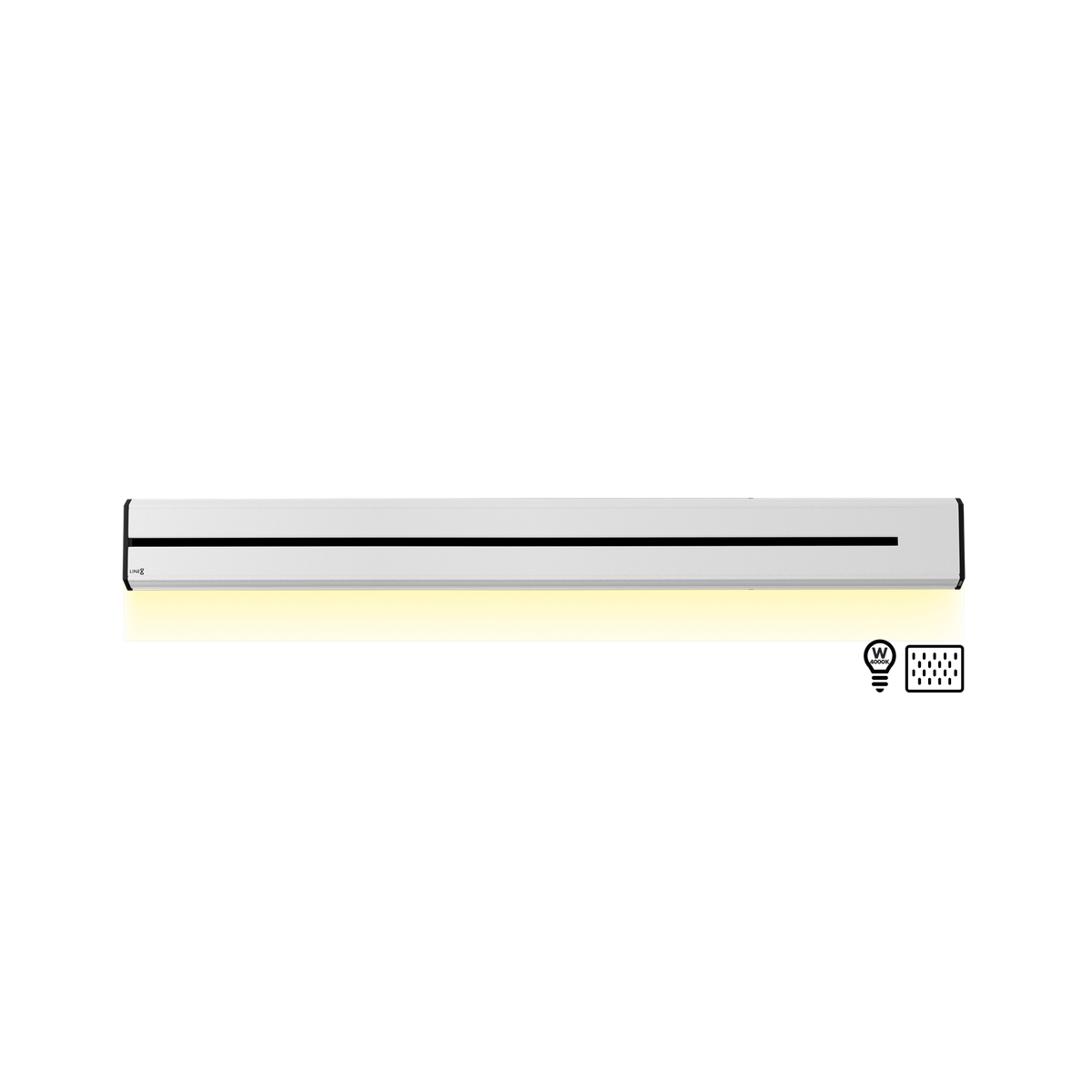 Line8 Model TL Triangle Power Track - Pearl White