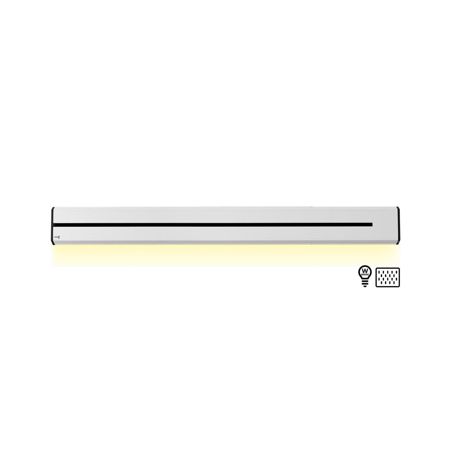 Line8 Model TL Triangle Power Track - Pearl White