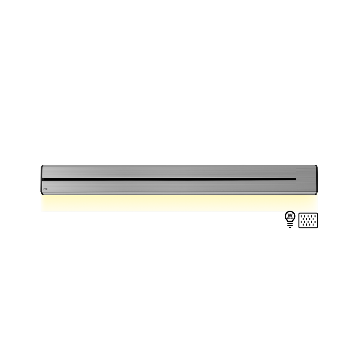 Line8 Model TL Triangle Power Track - Silver Hairline