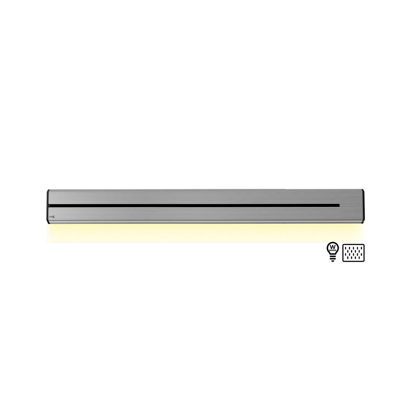 Line8 Model TL Triangle Power Track - Silver Hairline
