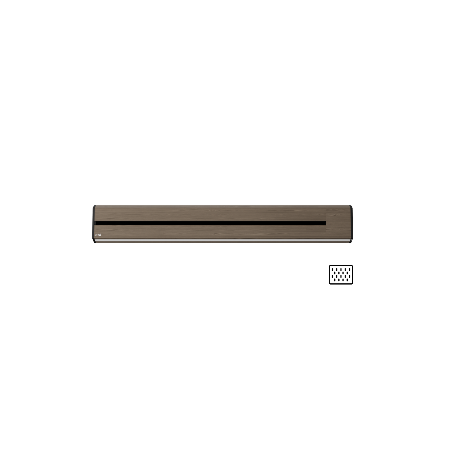 Line8 Model TL Triangle Power Track - Burmese Teak