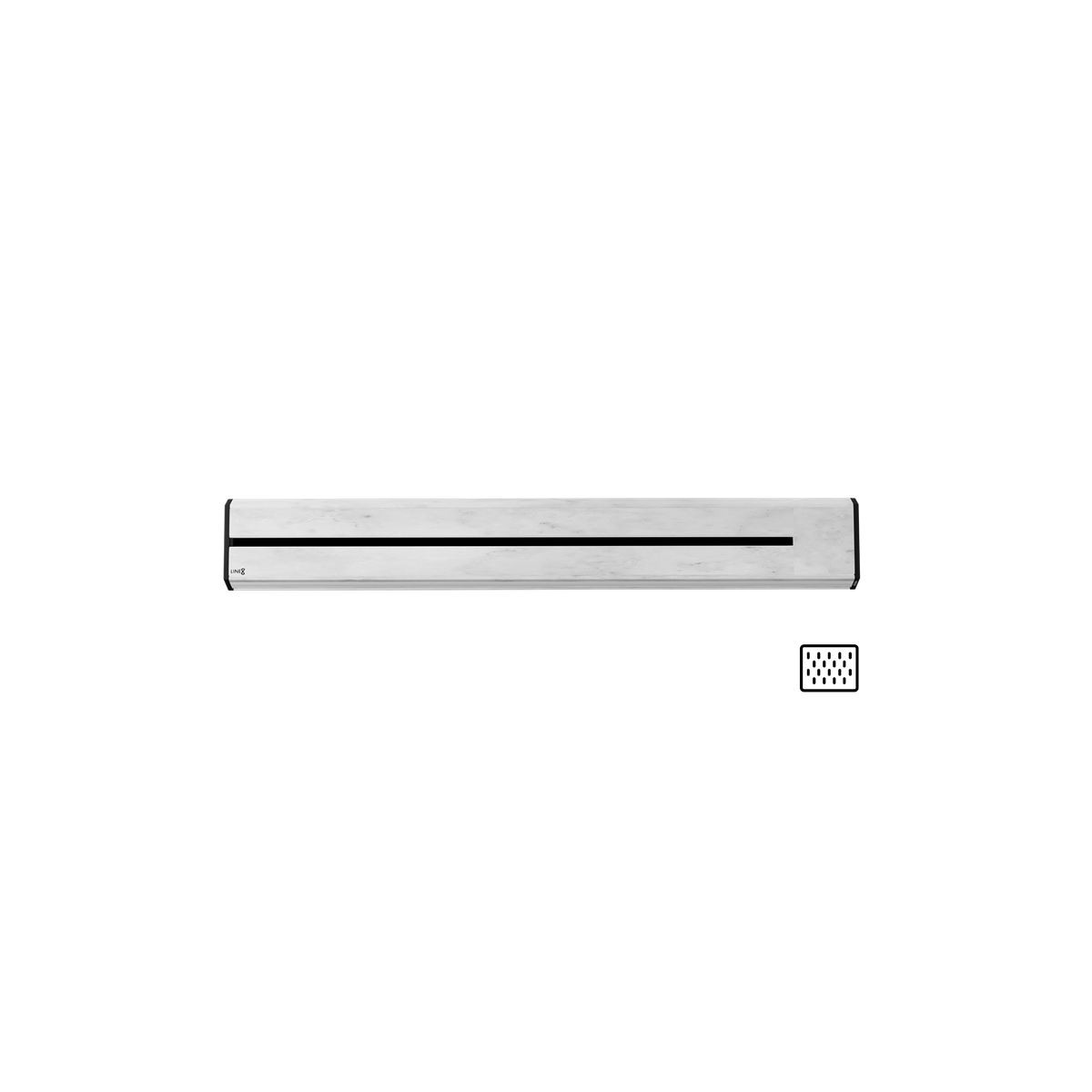 Line8 Model TL Triangle Power Track - Indian White Marble