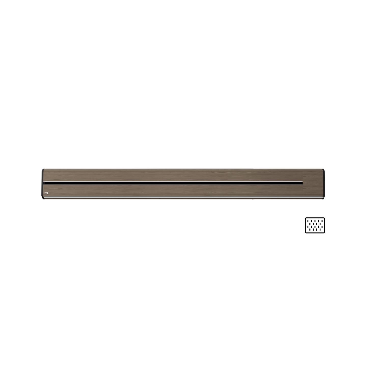 Line8 Model TL Triangle Power Track - Burmese Teak